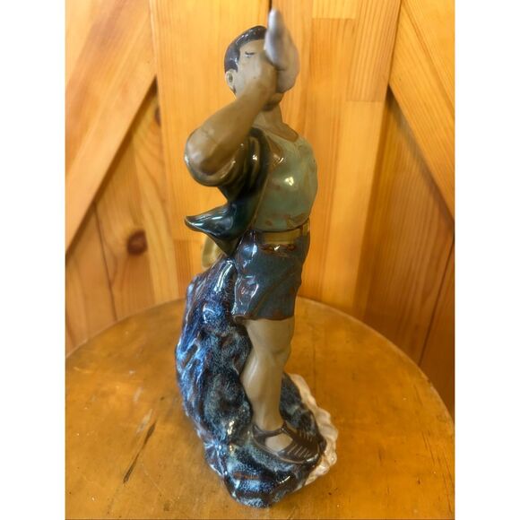 Vintage Cultural Revolution Chinese Ceramic Figurine Liao Hongbiao Propaganda (5 - Picture 4 of 10